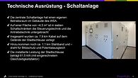 Schaltanlage im Betriebsgebäude des WSA Schaltanlage im Betriebsgebäude des WSA
