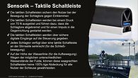 Taktile Schaltleisten an den Schlagtoren Taktile Schaltleisten an den Schlagtoren
