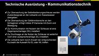 Kommunikationstechnik der Schleusenanlage Kommunikationstechnik der Schleusenanlage